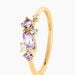 Bague Dale Or Jaune Améthyste - Bagues avec pierre Femme | Histoire d’Or