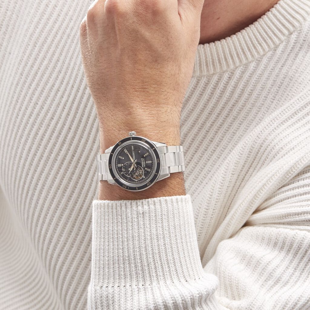 Montre Seiko Presage Noir - Montres Homme | Histoire d’Or