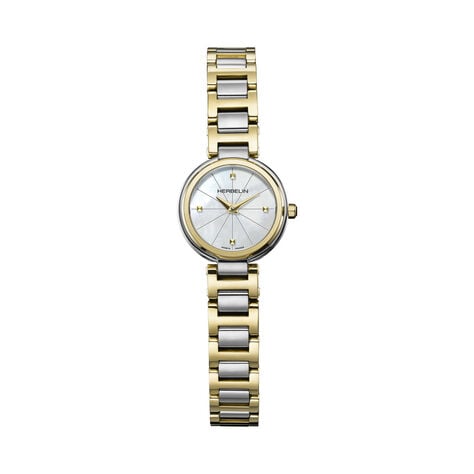 Montre Herbelin Lady H Nacre Blanche - Montres &eacute;tanches Femme | Histoire d&rsquo;Or