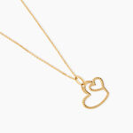 Pendentif Glady Coeurs Diamantes Or Jaune - Pendentifs Femme | Histoire d&rsquo;Or