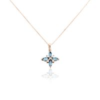 Collier Anabele Or Rose Topaze Oxyde