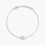 Bracelet Baroque Party Argent Blanc Oxyde De Zirconium - Bracelets Femme | Histoire d&rsquo;Or