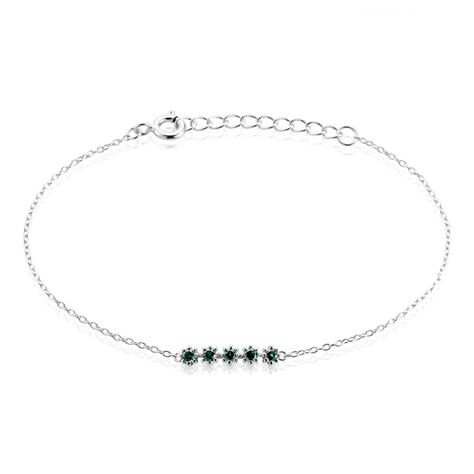 Bracelet Karrie Argent Blanc Oxyde De Zirconium - Bracelets Femme | Histoire d’Or