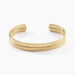 Bracelet Jonc Jeanne-lise Plaqué Or Jaune - Bracelets fantaisie Femme | Histoire d’Or