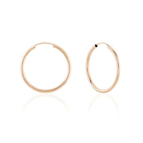 Cr&eacute;oles Or Rose - Boucles d'oreilles cr&eacute;oles Femme | Histoire d&rsquo;Or