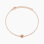 Bracelet Jannea Argent Rose Oxyde De Zirconium - Bracelets Femme | Histoire d&rsquo;Or