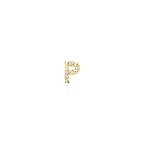 Boucle D'oreille Puce Unitaire Jodoca Or Jaune Oxyde De Zirconium - Clous d'oreilles Femme | Histoire d’Or