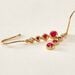 Boucles D'oreilles Pendantes Josephine Or Jaune Rubis - Boucles d'oreilles pendantes Femme | Histoire d’Or