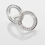 Boucles D'oreilles Puces Prisco Argent Blanc Oxyde De Zirconium - Boucles d'oreilles fantaisie Femme | Histoire d&rsquo;Or