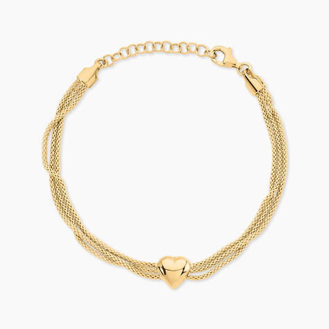 Bracelet Johana Argent Dor&eacute; A L'Or 750/1000 - F&ecirc;te des m&egrave;res Femme | Histoire d&rsquo;Or