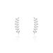 Bijoux D'oreilles Folia Argent Blanc - Boucles d'Oreilles Plume Femme | Histoire d’Or