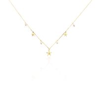 Collier Under The Sea Or Jaune Perle De Culture