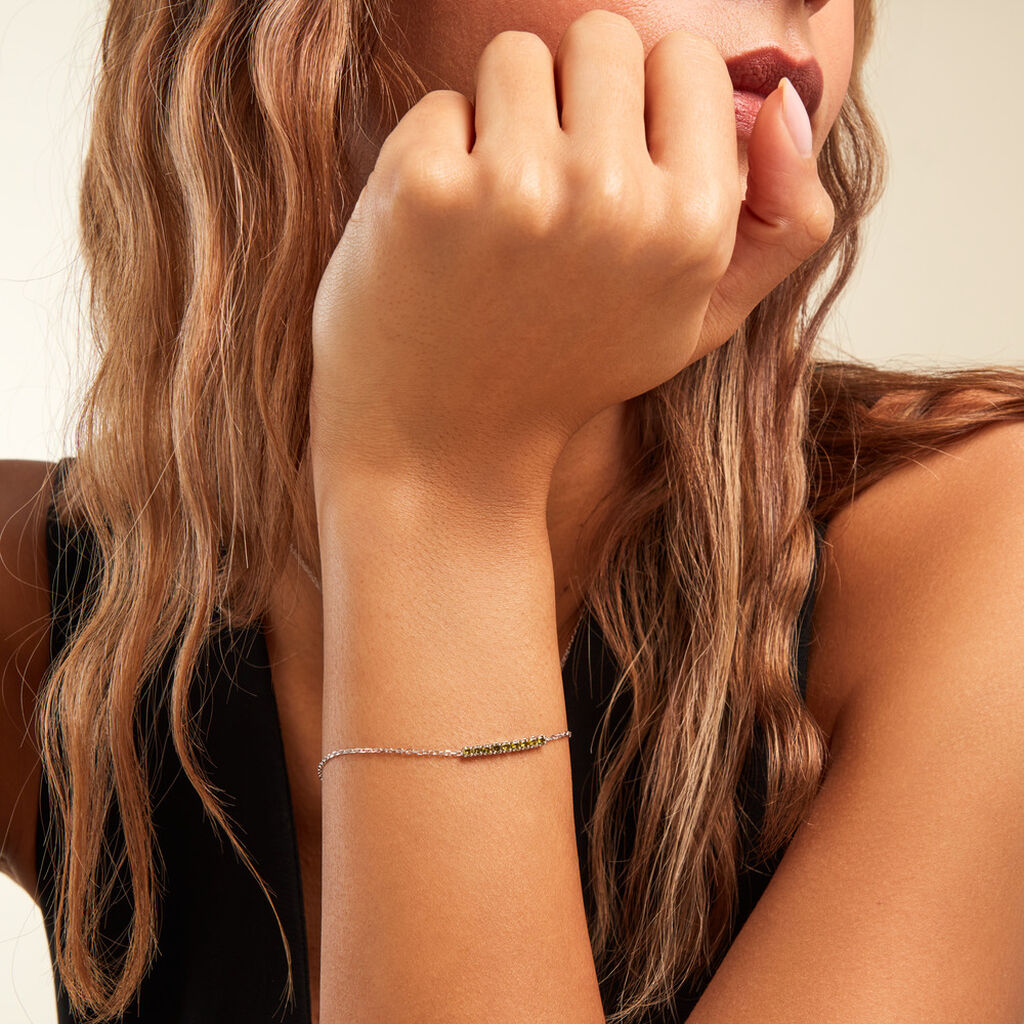 Bracelet Rio Tennis Argent Blanc Oxyde De Zirconium - Bracelets Femme | Histoire d’Or