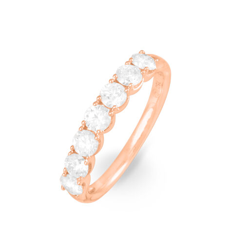 Alliance Eloise Or Rose Diamant - Alliances Femme | Histoire d’Or