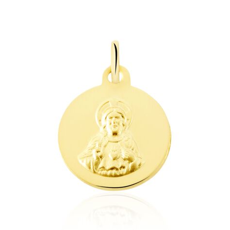 Médaille Or Jaune Jesus - Pendentifs Baptême Famille | Histoire d’Or