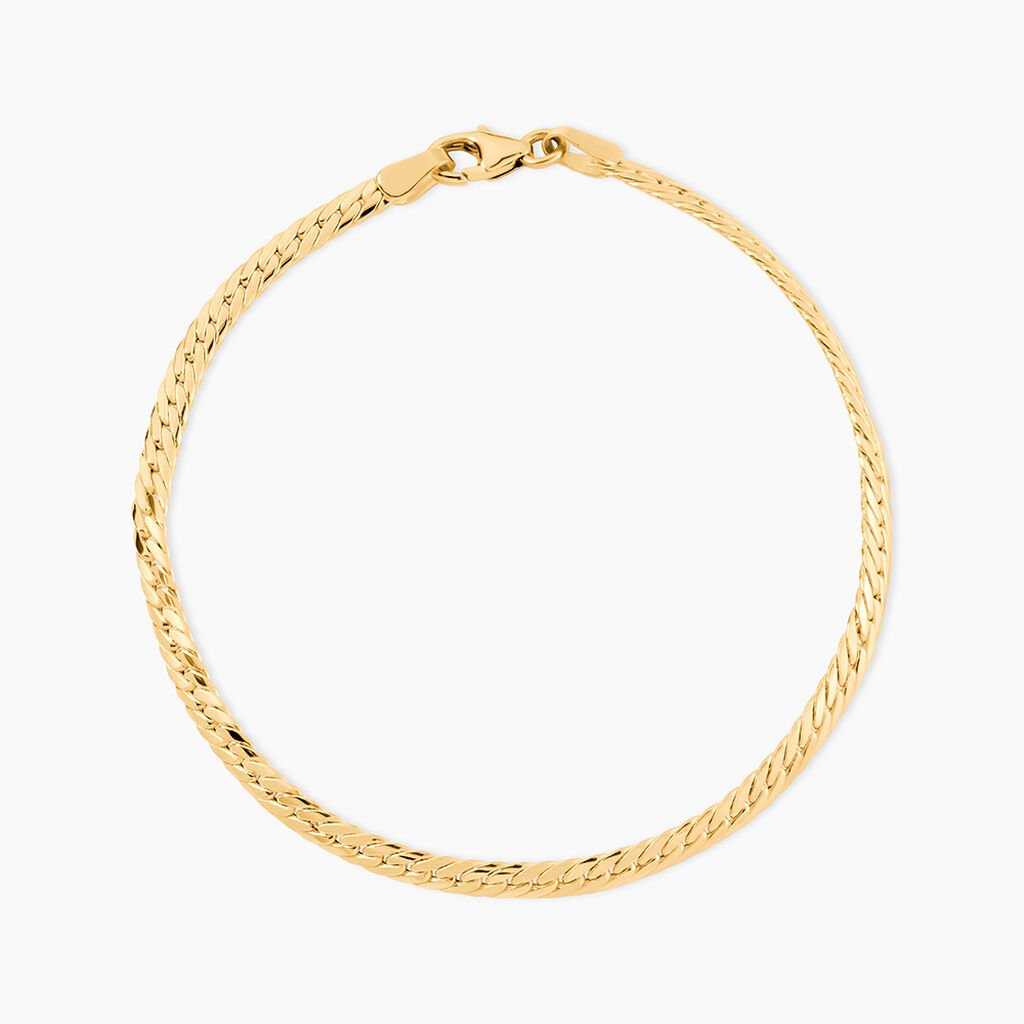 Bracelet Izel Maille Anglaise Or Jaune