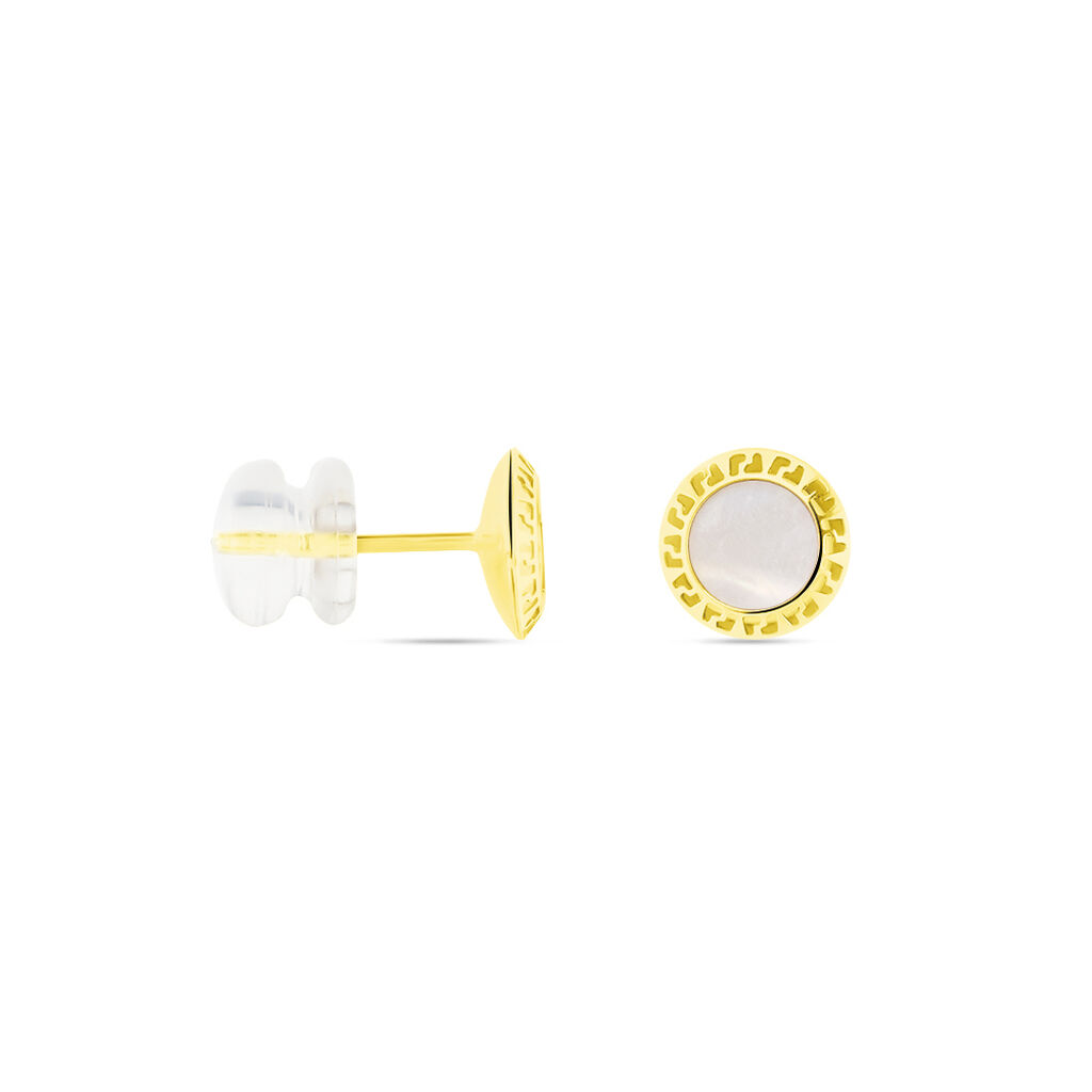 Boucles D'oreilles Puces Himelinda Or Jaune - Clous d'oreilles Femme | Histoire d’Or