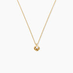 Collier Carolane Argent Dor&eacute; A L'Or 750/1000 Perle De Culture - Colliers Femme | Histoire d&rsquo;Or