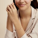 Bracelet Anne-lise Argent Rose Oxyde De Zirconium - Bracelets Femme | Histoire d&rsquo;Or