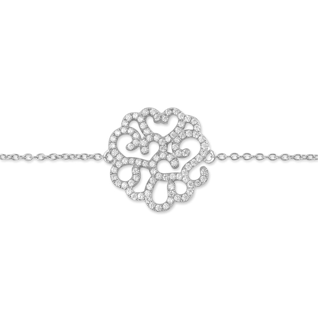 Bracelet Belambra Argent Blanc Oxyde De Zirconium - Bracelets Femme | Histoire d’Or