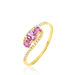 Bague Chloe Or Jaune Saphir Et Diamant - Bagues solitaires Femme | Histoire d’Or