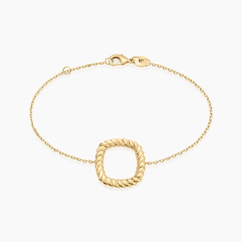 Bracelet Monifa Plaque Or Jaune - Bracelets Femme | Histoire d’Or