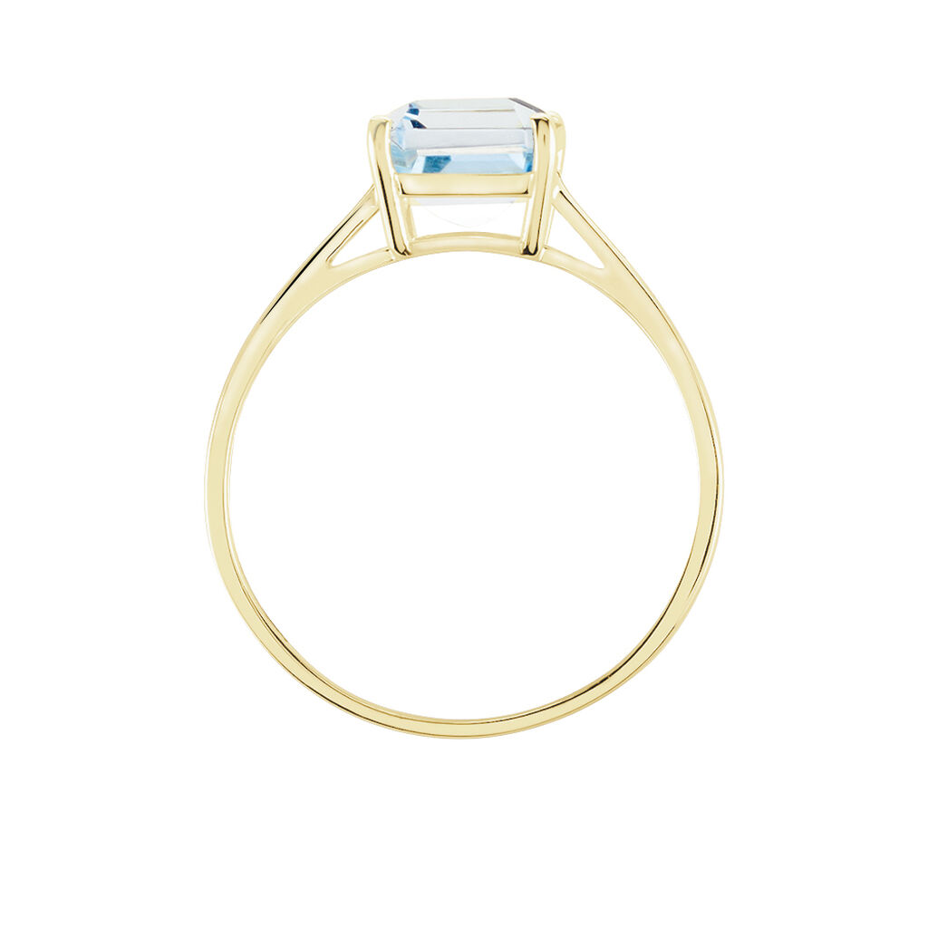 Bague Or Jaune Faraj Topaze - Bagues solitaires Femme | Histoire d&rsquo;Or
