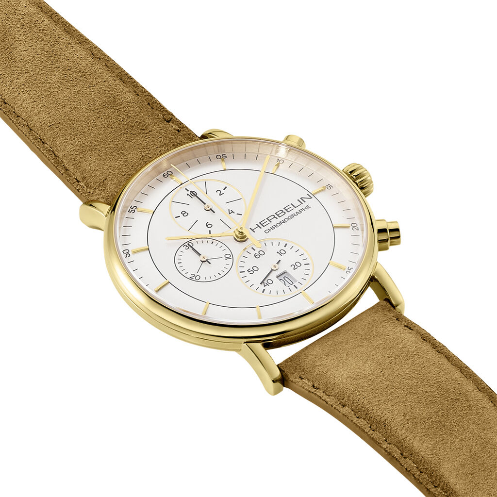 Montre Herbelin Inspiration Blanc - Montres Homme | Histoire d&rsquo;Or