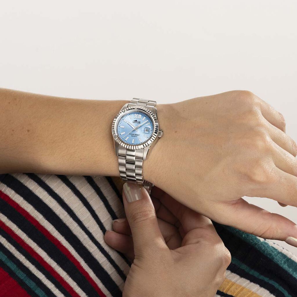 Montre Lotus Freedom Collection Bleu Clair - Montres Femme | Histoire d’Or