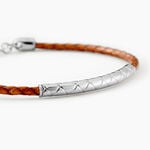 Bracelet Jourdan Cuir De Vache Marron - Bracelets Homme | Histoire d&rsquo;Or