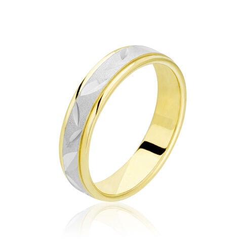 Alliance Ilki Ruban Or Bicolore - Alliances Unisex | Histoire d’Or