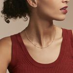 Collier Frans Plaqu&eacute; Or - Chaines Femme | Histoire d&rsquo;Or