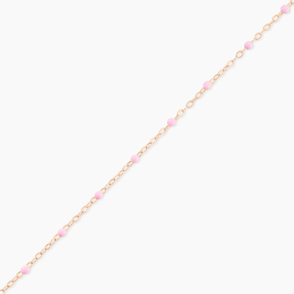 Bracelet Polka Argent Rose - Bijoux sans pierre Enfant | Histoire d&rsquo;Or