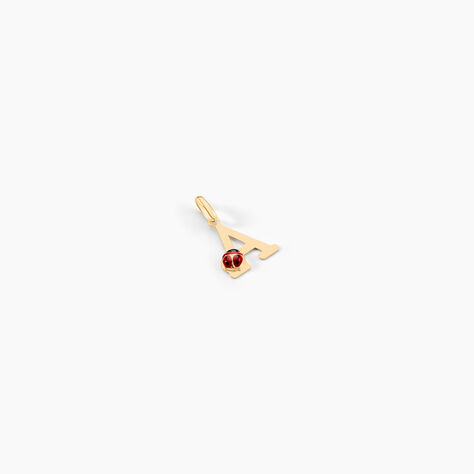 Pendentif Helidie Coccinelle Lettre Or Jaune - Pendentifs Enfant | Histoire d’Or