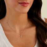 Pendentif Goro Or Jaune Oxyde De Zirconium - Pendentifs Communion Femme | Histoire d&rsquo;Or