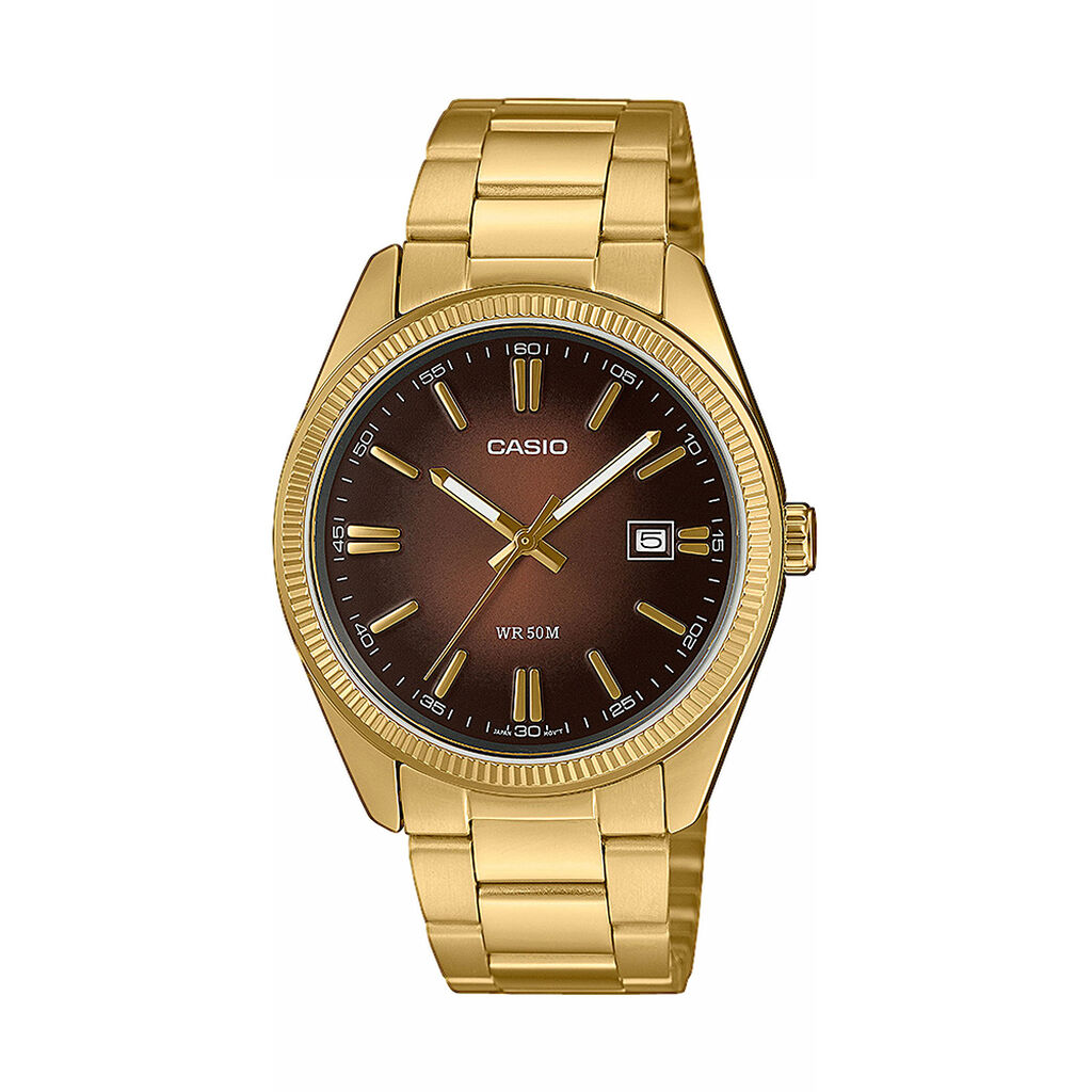 Montre Casio Collection Casio Timeless Collection Marron - Montres Unisex | Histoire d&rsquo;Or