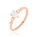 Bague Alisonne Or Rose Oxyde De Zirconium - Bagues solitaires Femme | Histoire d’Or
