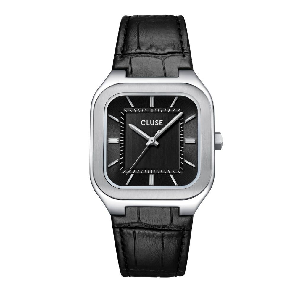 Montre Cluse Quadrus Noir - Nouveautés Homme | Histoire d’Or