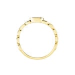 Bague Chain Or Jaune Topaze - Bagues solitaires Femme | Histoire d&rsquo;Or