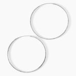 Cr&eacute;oles Argent Blanc Agathe - Boucles d'oreilles cr&eacute;oles Femme | Histoire d&rsquo;Or