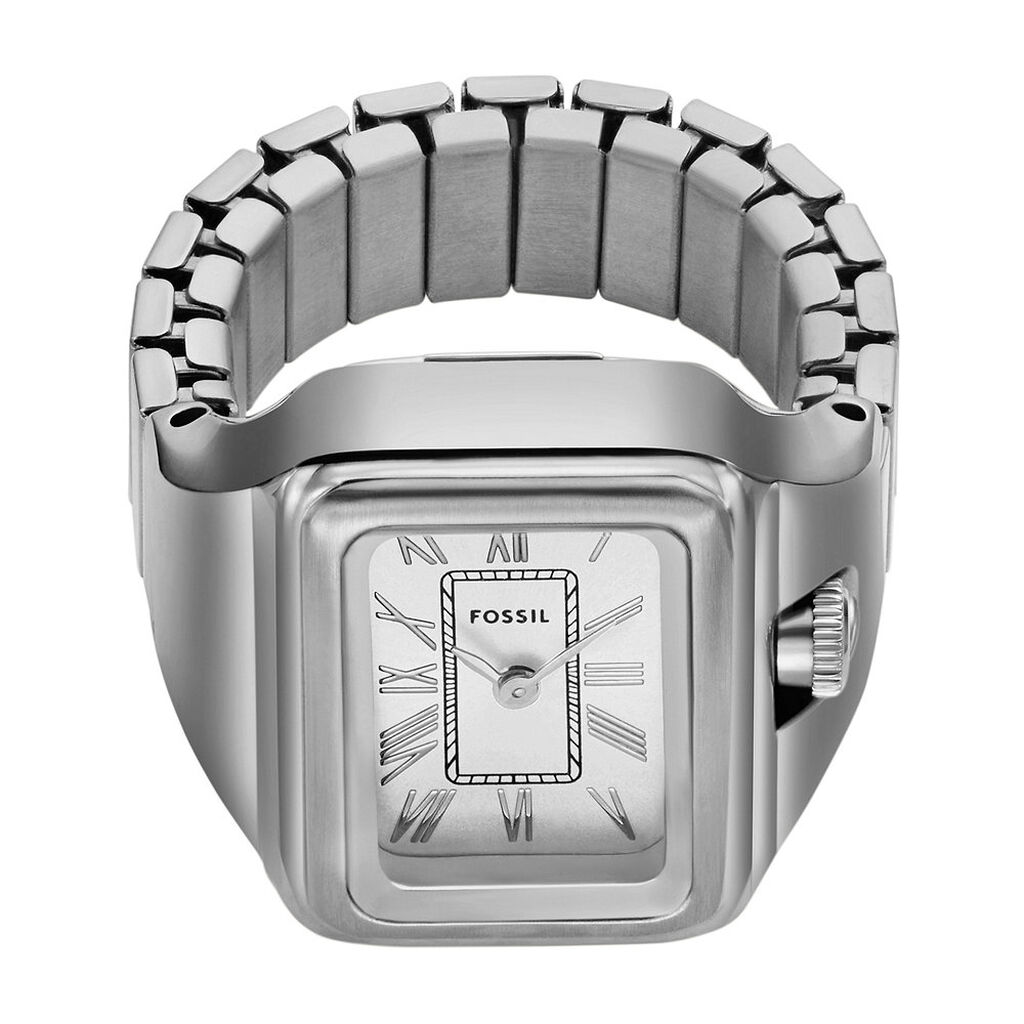 Montre Bague Fossil Raquel Watch Ring Argenté - Montres Femme | Histoire d’Or