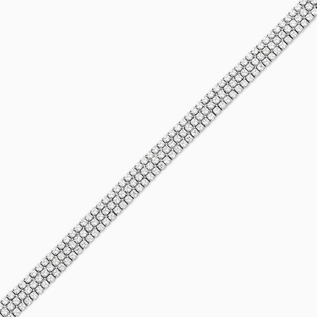 Bracelet Anthia Argent Blanc Oxyde De Zirconium - Bracelets Femme | Histoire d&rsquo;Or