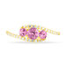 Bague Chloe Or Jaune Saphir Et Diamant - Bagues solitaires Femme | Histoire d’Or