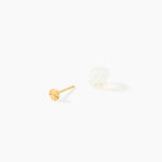 Boucles D'oreilles Puces Berangere Cercle Or Jaune - Boucles d'oreilles Mix and Match Femme | Histoire d&rsquo;Or