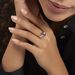 Bague Marie-camille Or Rose Amethyste Et Oxyde De Zirconium - Bagues solitaires Femme | Histoire d’Or