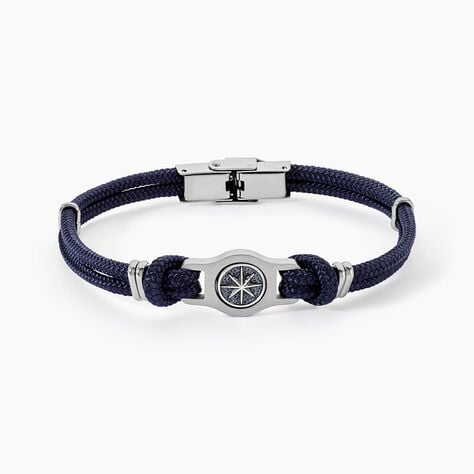 Bracelet Paulette Acier Blanc - Bracelets cordon Homme | Histoire d’Or