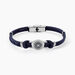 Bracelet Paulette Acier Blanc - Bracelets cordon Homme | Histoire d&rsquo;Or