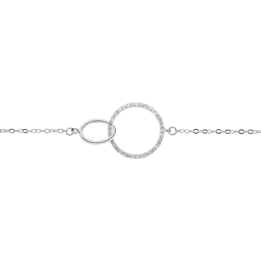 Bracelet Yalaz Argent Blanc Oxyde De Zirconium - Bracelets Femme | Histoire d’Or
