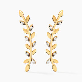 Bijoux D'oreilles Eloiza Or Jaune Oxyde De Zirconium - Ear cuffs Femme | Histoire d’Or