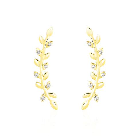 Bijoux D'oreilles Eloiza Or Jaune Oxyde De Zirconium - Ear cuffs Femme | Histoire d’Or